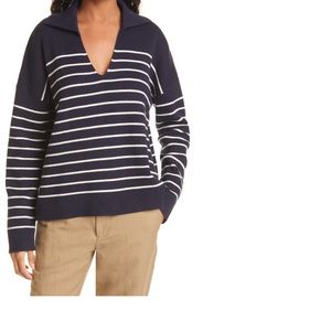 LIKE NEW! LaLigne Striped cotton/cashmere sweater